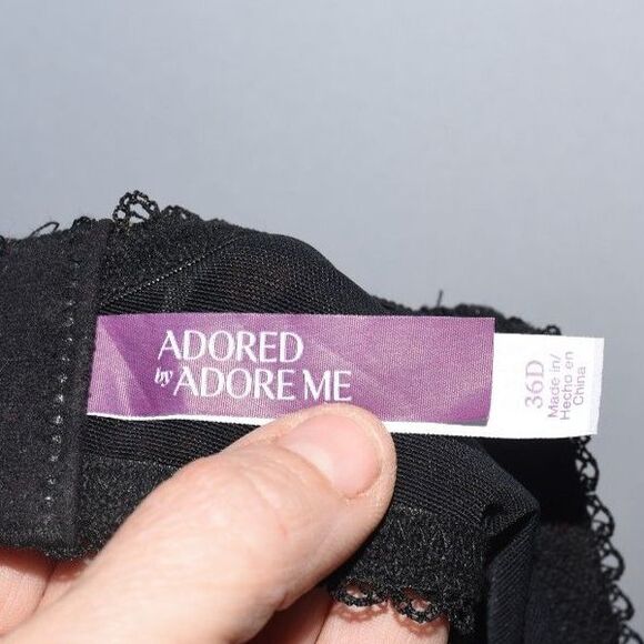 Adore by Adore Me Floral Embroidered Bra 36D Romantic Coquette - Picture 3 of 7